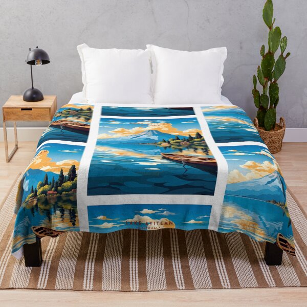 Item preview, Lake Atitlan Guatemala Volcano Views designed and sold by NeuralVibe.