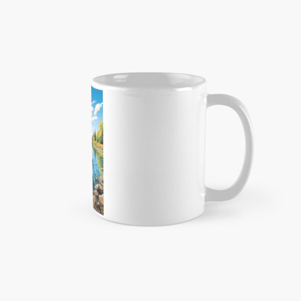 Item preview, Lake Bourget France Alpine Splendor designed and sold by NeuralVibe.