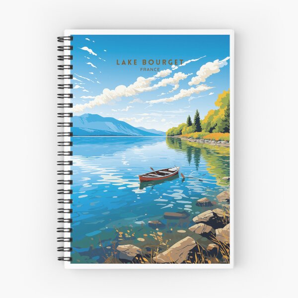 Item preview, Lake Bourget France Alpine Splendor designed and sold by NeuralVibe.