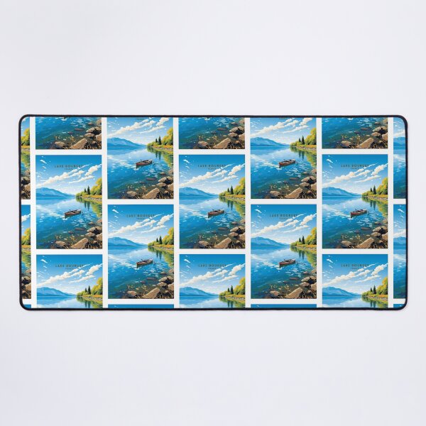Item preview, Lake Bourget France Alpine Splendor designed and sold by NeuralVibe.