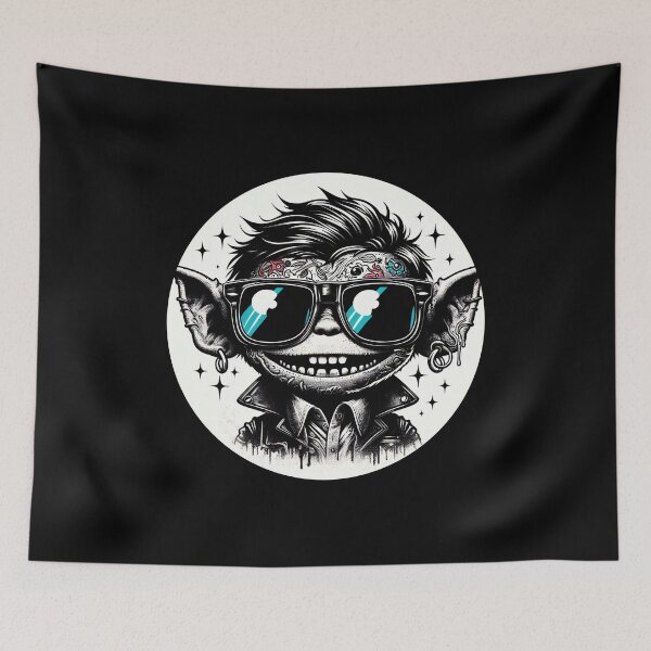 Item preview, Retro Sweet Monster with Shades designed and sold by Mechanical-Artt.