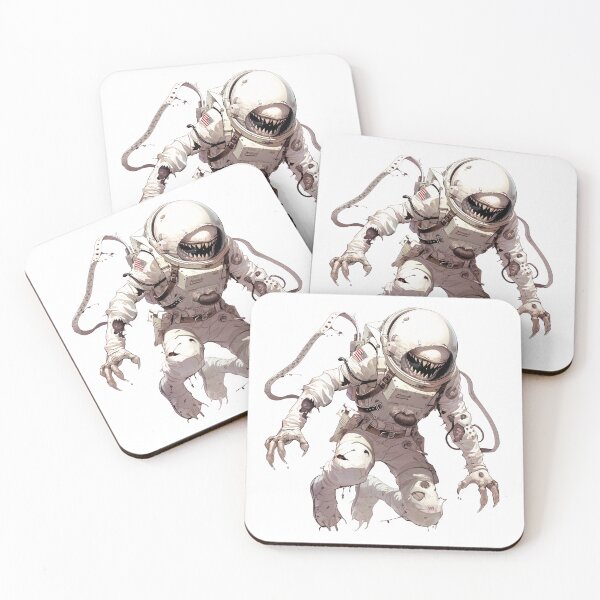 Item preview, ALIEN ASTRONAUT: Black REDACTED VERSION  designed and sold by Zen Candy 3000 Travis Nicholas Zariwny.
