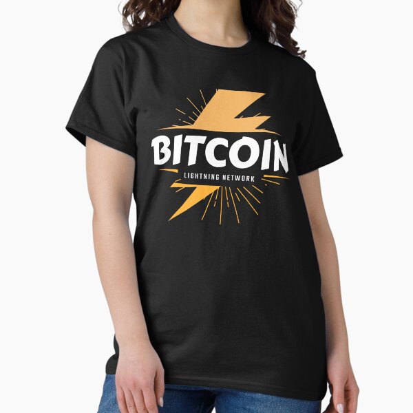 Bitcoin Lightning Network Design Classic T-Shirt