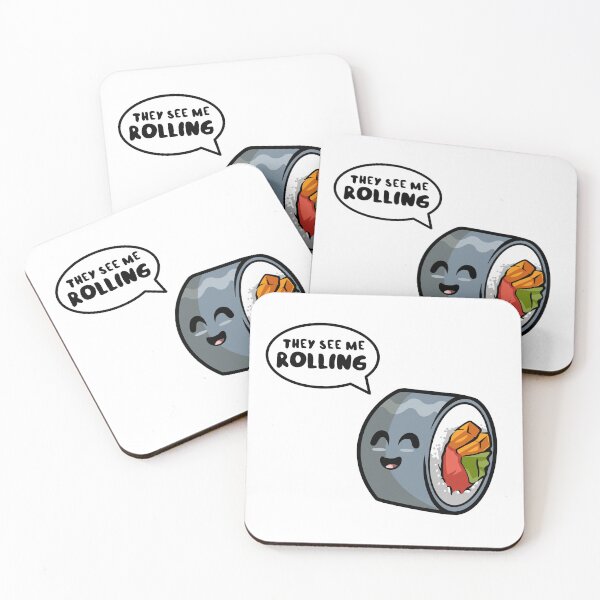 Item preview, They see me rolling - sushi roll designed and sold by messy-nessie.