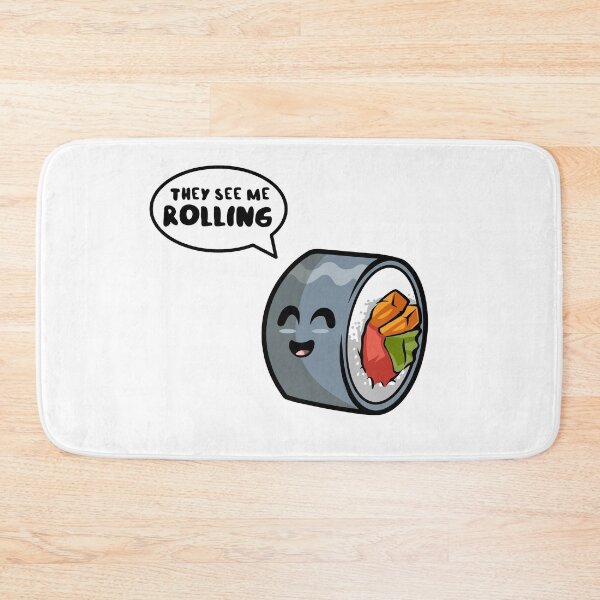 Item preview, They see me rolling - sushi roll designed and sold by messy-nessie.