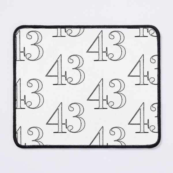 Item preview, Dotart/Dotwork illustration of Number 43 designed and sold by MagnetitaBySil.