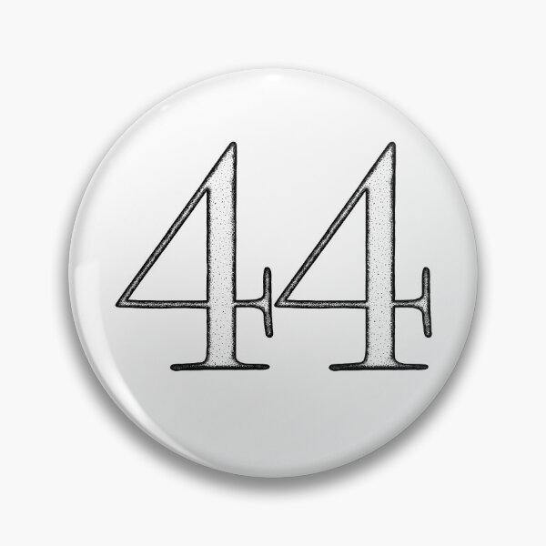 Item preview, Dotart/Dotwork illustration of Number 44 designed and sold by MagnetitaBySil.