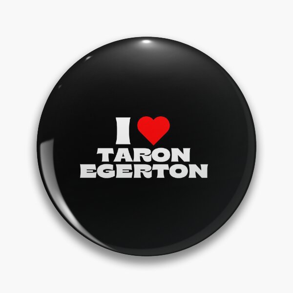 Item preview, I Love Taron Egerton - White Fonts designed and sold by Itsheartshop.