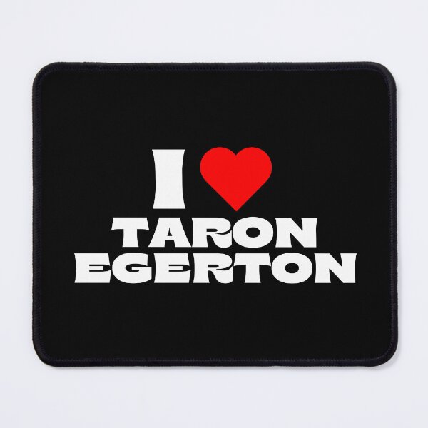 Item preview, I Love Taron Egerton - White Fonts designed and sold by Itsheartshop.