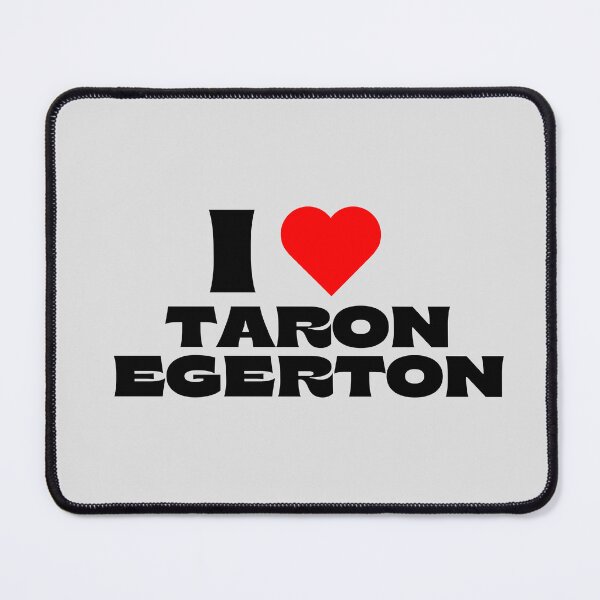 Item preview, I Love Taron Egerton - Black Fonts designed and sold by Itsheartshop.