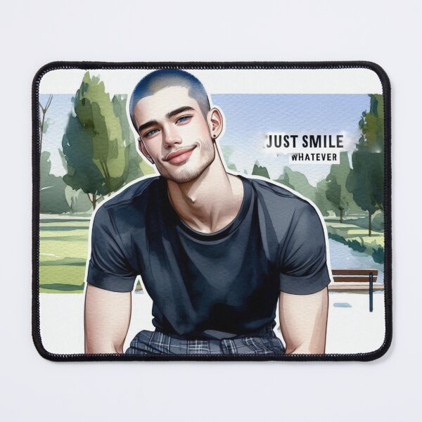 Item preview, Man SkinHead Just Smile Whatever designed and sold by Nanthanon.