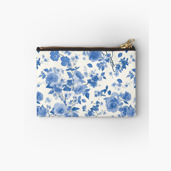 Item preview, Blue Chinoiserie Flowers | Seamless designed and sold by Unrooted.