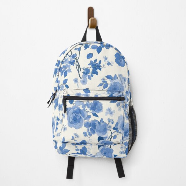 Item preview, Blue Chinoiserie Flowers | Seamless designed and sold by Unrooted.