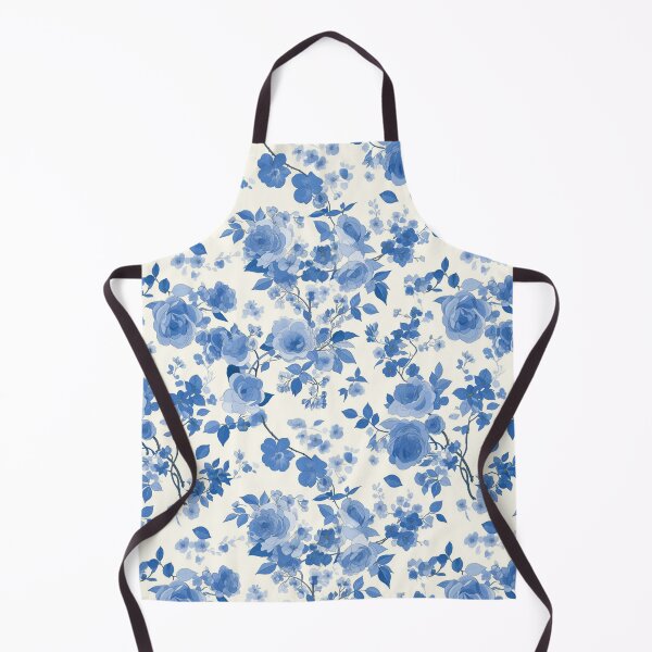 Item preview, Blue Chinoiserie Flowers | Seamless designed and sold by Unrooted.