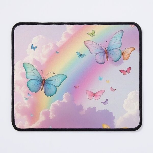 Item preview, butterflies and rainbow designed and sold by ritusdesigns.