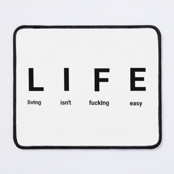 Item preview, living isnt f easy designed and sold by 17miaul.