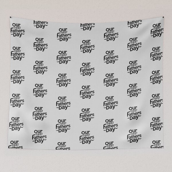 Item preview, Our First Fathers Day designed and sold by Itsheartshop.
