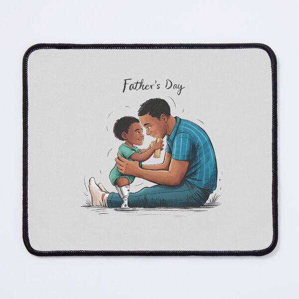 Item preview, Dad and Child with Amputee Leg – Father’s Day designed and sold by Itsheartshop.