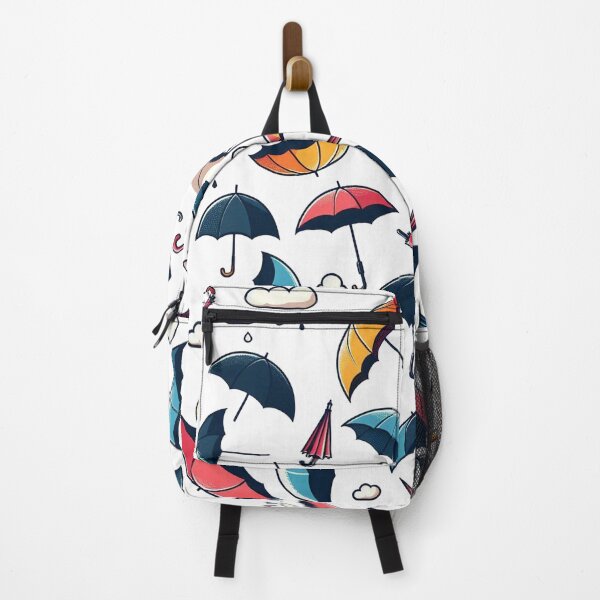 Item preview, umbrellas, walk, umbrella silhouette, rain, cloud, color, black umbrella, silhouette shadow, designed and sold by Printed Mistakes.