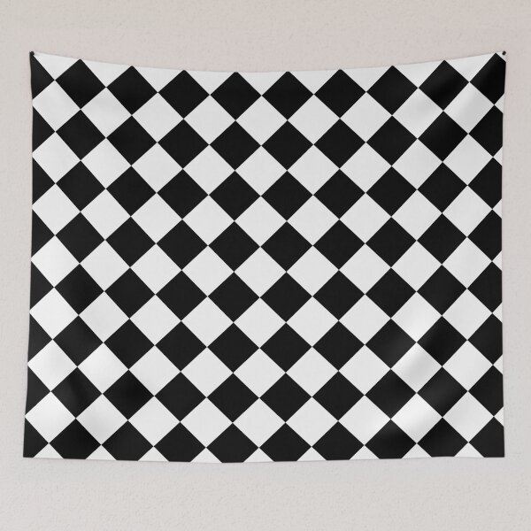 Item preview, Black & White Harlequin Motif | Seamless designed and sold by Unrooted.