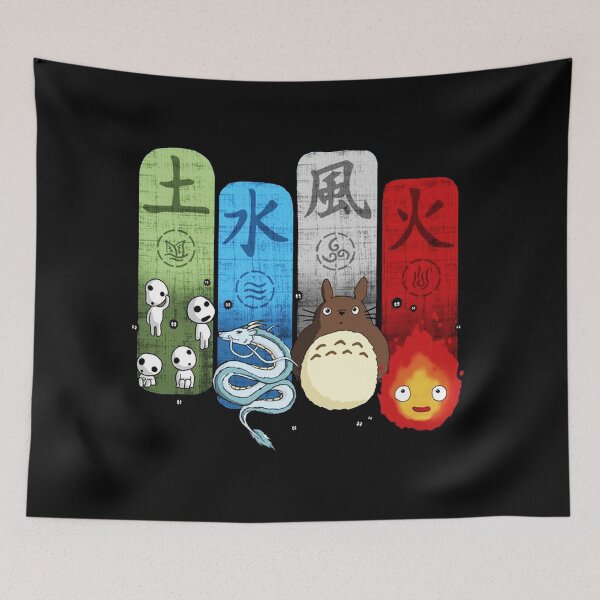 Item preview, "Nostalgic Aesthetics: Exploring the Totoros Charm of Japanese Vintage Anime Art" designed and sold by ndalamson.