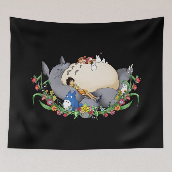 Item preview, "Nostalgic Aesthetics: Exploring the Totoros Charm of Japanese Vintage Anime Art" designed and sold by ndalamson.