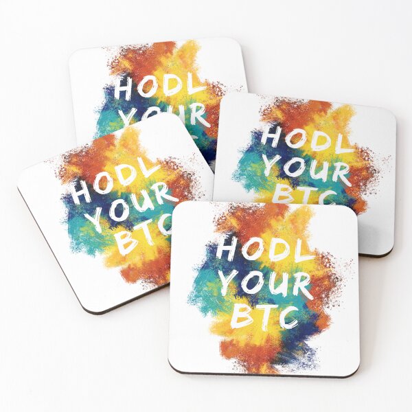 Item preview, HODL Your Bitcoin Crypto Design Merchandise designed and sold by Christoffer Vuolo Junros.