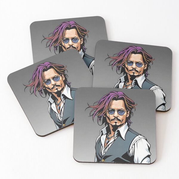 Item preview, johnny Depp, drawing, fan club, illustration designed and sold by DonnaBlankaArt.
