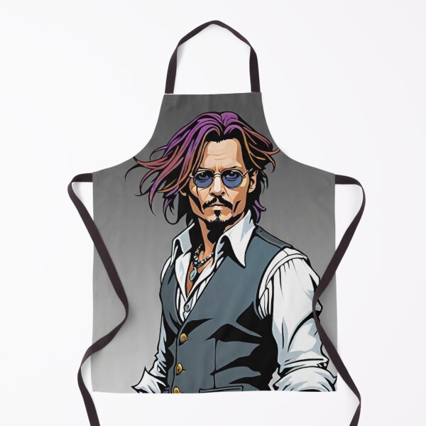Item preview, johnny Depp, drawing, fan club, illustration designed and sold by DonnaBlankaArt.