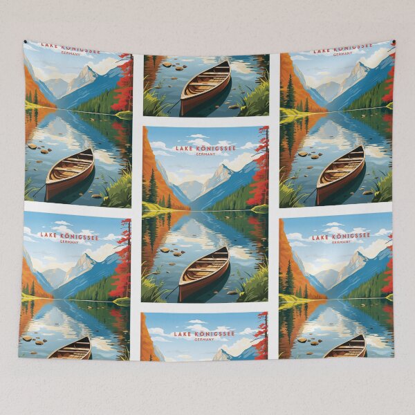 Item preview, Lake Konigssee Germany Bavarian Beauty designed and sold by NeuralVibe.