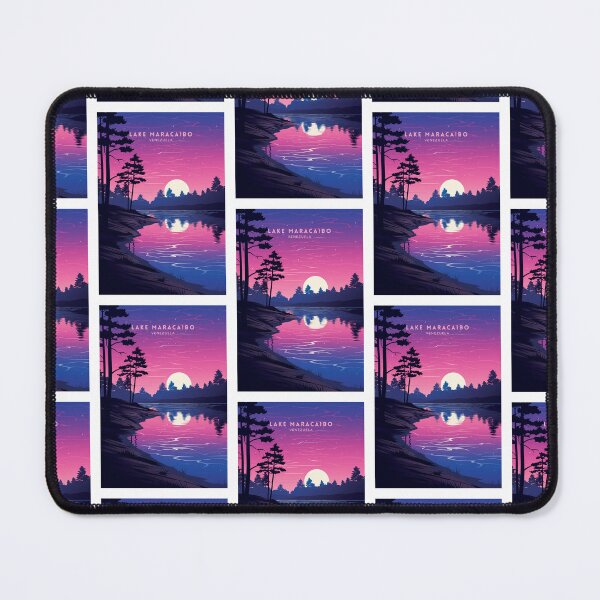 Item preview, Lake Maracaibo Sunset Serenity designed and sold by NeuralVibe.
