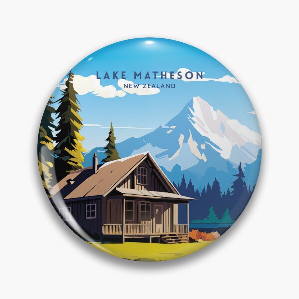 Item preview, Lake Matheson New Zealand Reflective Beauty designed and sold by NeuralVibe.