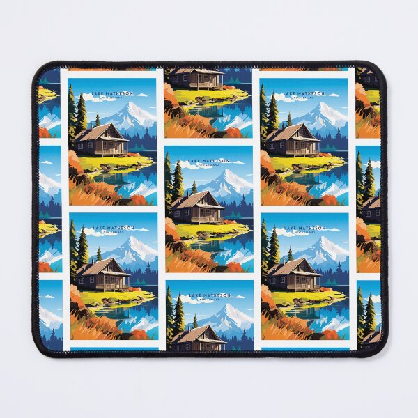 Item preview, Lake Matheson New Zealand Reflective Beauty designed and sold by NeuralVibe.