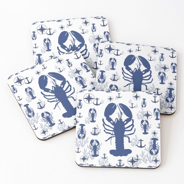Item preview, Blue Lobster Print  designed and sold by SeaStarAlex.