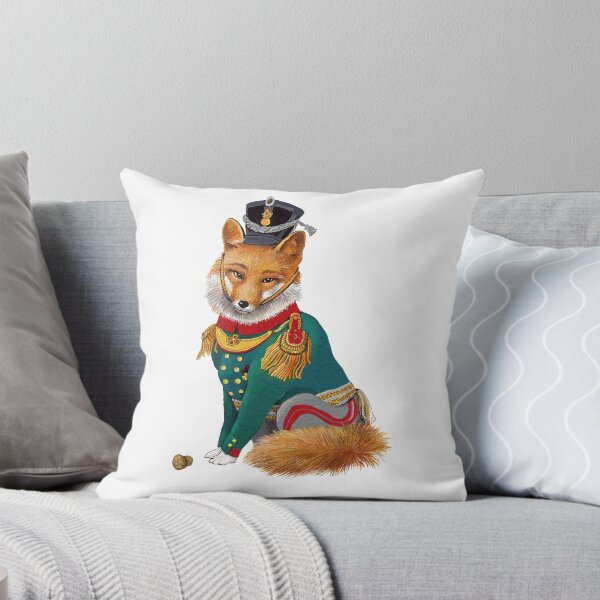 Artikelvorschau, Fuchs in Soldatenuniform entworfen und verkauft von Ekaterina Khozatskaya.