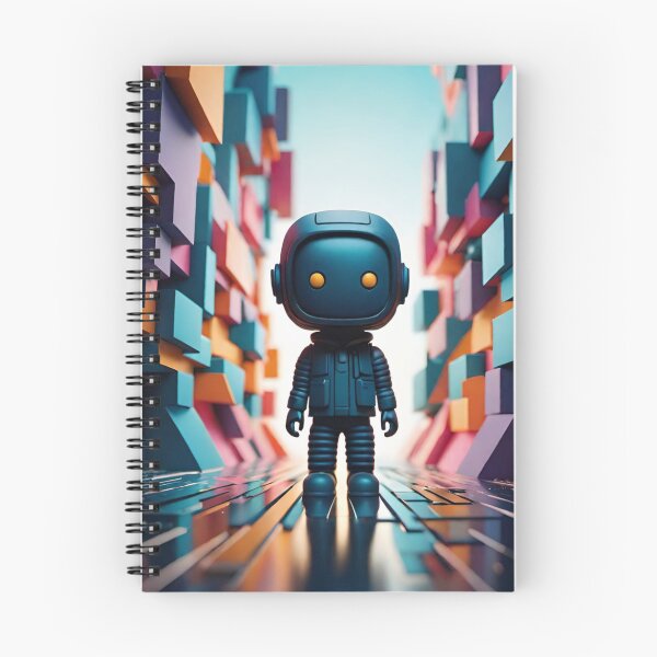 Item preview, astronaut, robot, drawing, illustration, fantasy designed and sold by DonnaBlankaArt.