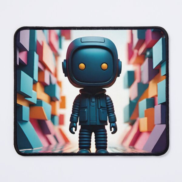 Item preview, astronaut, robot, drawing, illustration, fantasy designed and sold by DonnaBlankaArt.