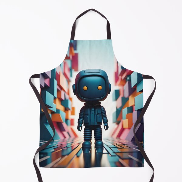 Item preview, astronaut, robot, drawing, illustration, fantasy designed and sold by DonnaBlankaArt.