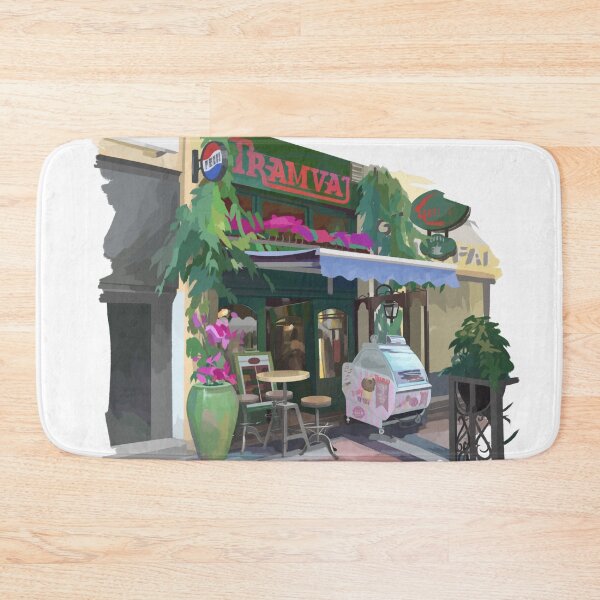Item preview, Cozy themed cafe  designed and sold by Ekaterina Glazkova.