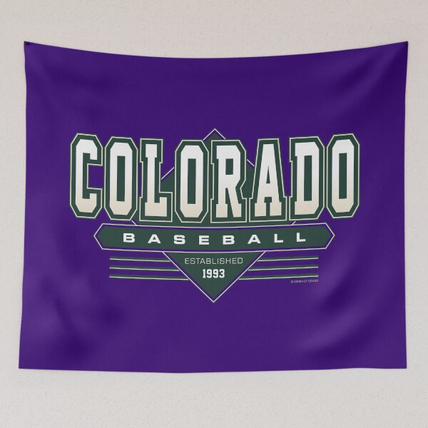 Artikelvorschau, Colorado Baseball Retro, Vintage Rockies inspirierter 90er-Jahre-Rückblick entworfen und verkauft von Ashes of Sound.