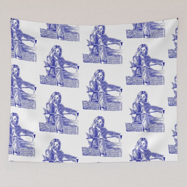 Item preview, Illustration portrait of pretty woman sitting designed and sold by Arthur Loeuil.