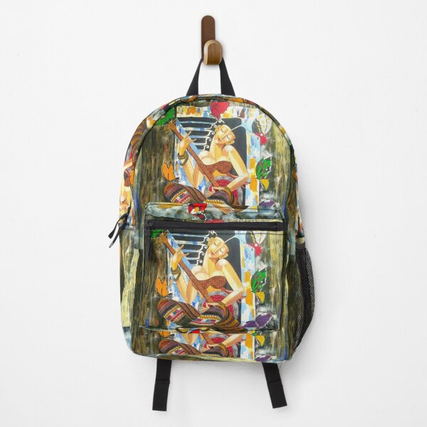 Item preview, woman & Thai musical instruments. designed and sold by ArtistLanna.
