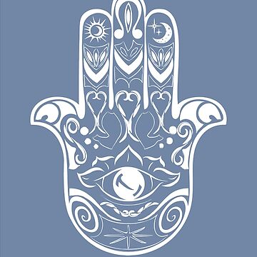 Artwork thumbnail, Hamsa Hand Universal Sign Of Protection by JessieDee