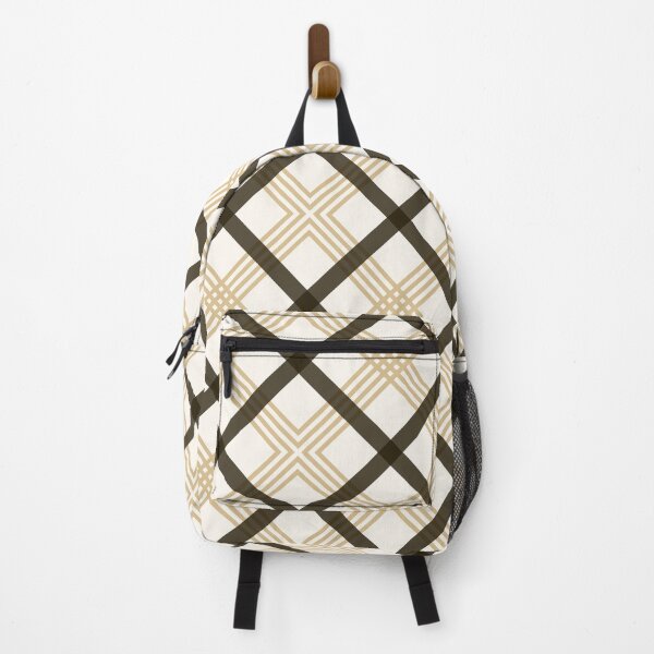 Item preview, Earthy Light Cream and Brown Tones Plaid designed and sold by Kpss2564.