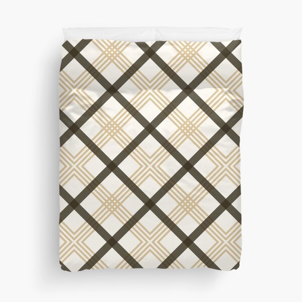 Item preview, Earthy Light Cream and Brown Tones Plaid designed and sold by Kpss2564.