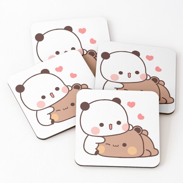 Item preview, Bubu dubu abrazándose designed and sold by ThePurplePrints.