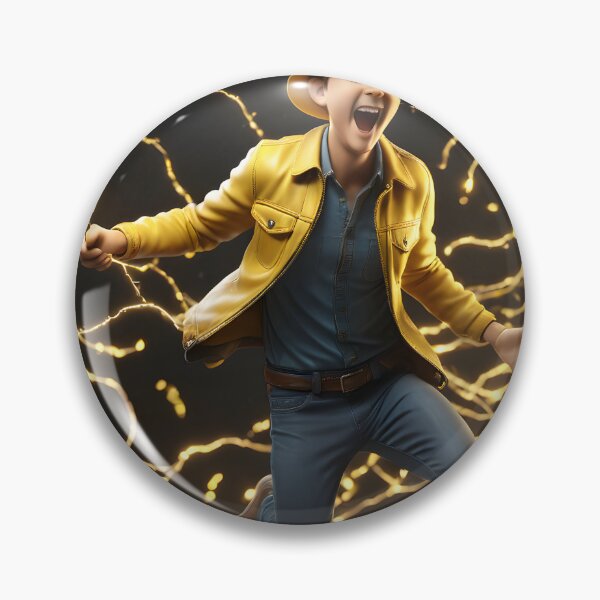 Item preview, Funny guy sticker, electricity kills designed and sold by icemanphotos.