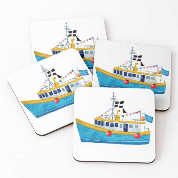 Item preview, Cornish Fishing Boat designed and sold by SarahWhittle.
