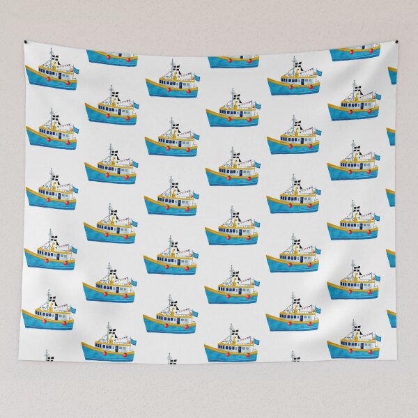 Item preview, Cornish Fishing Boat designed and sold by SarahWhittle.