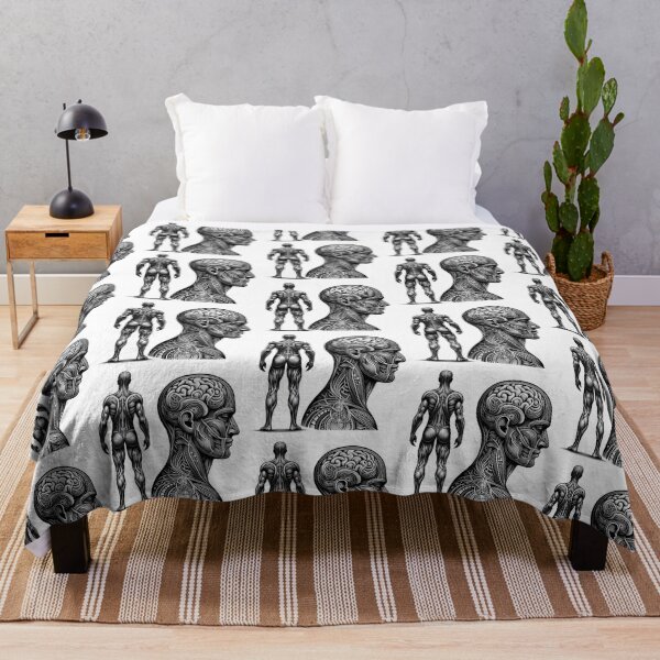 Item preview, Abstract Anatomy Human Body & Head Art designed and sold by BrianSaysDesign.